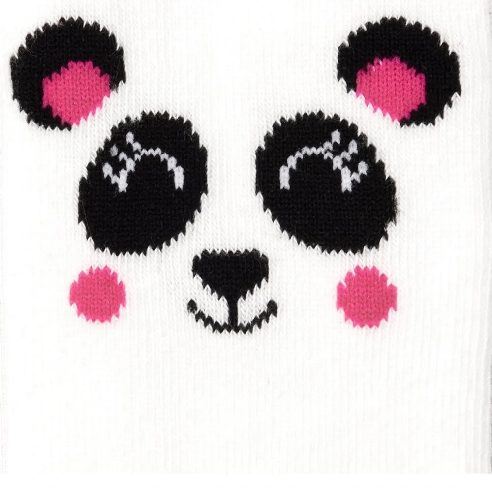 Toddler Girls Panda Tights 2-Pack - Multi cir